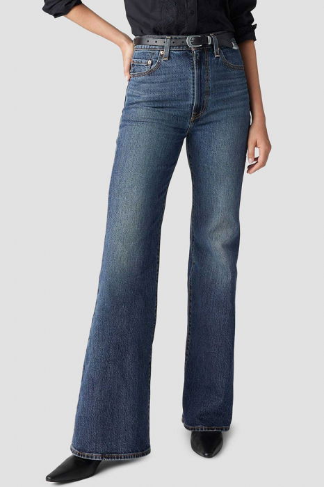 Levi's Blugi Albastri RIBCAGE BELL Ribcage Femei [1]