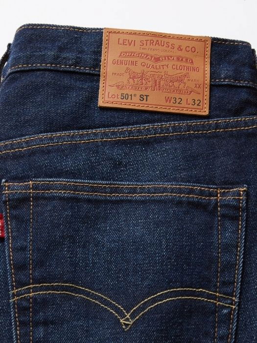 Levi's Мужские Джинсы Темно-Синие 501 slim taper Slim Taper [6]