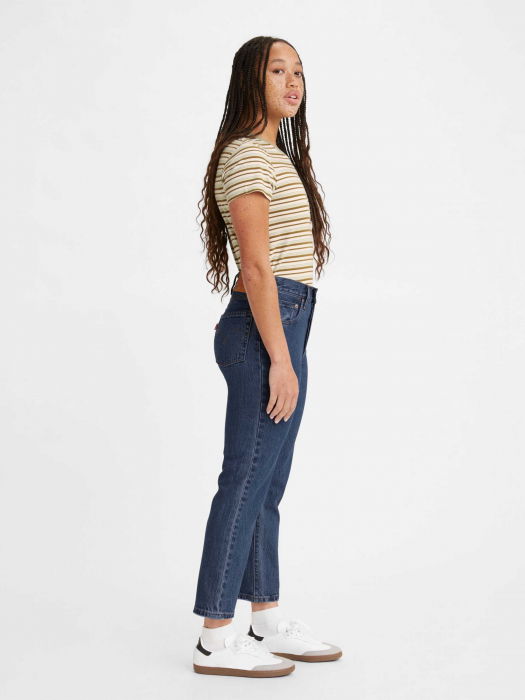 Levi's Женские Джинсы Темно-Синие 501 CROP Straight [3]