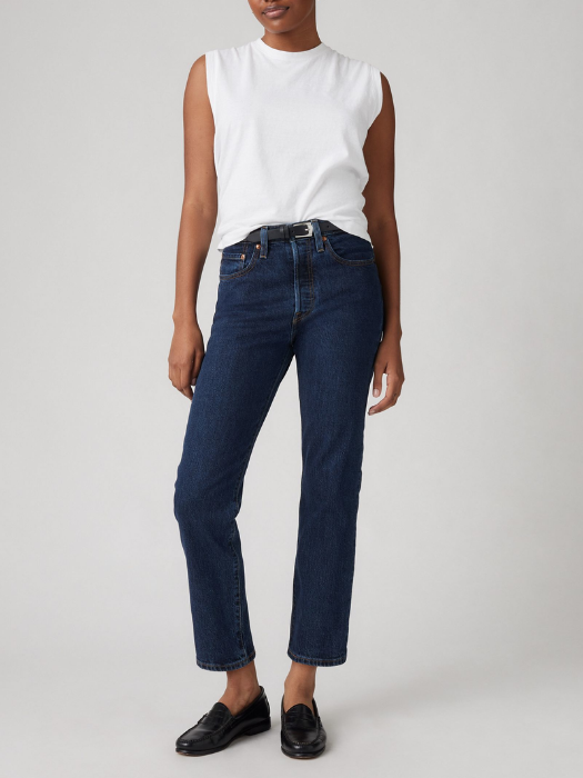 Blugi Navy 501 CROP Straight Femei [4]