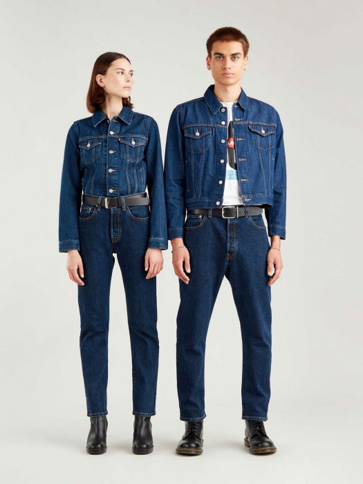 Levi's Женские Джинсы Темно-Синие 501 CROP Straight [7]