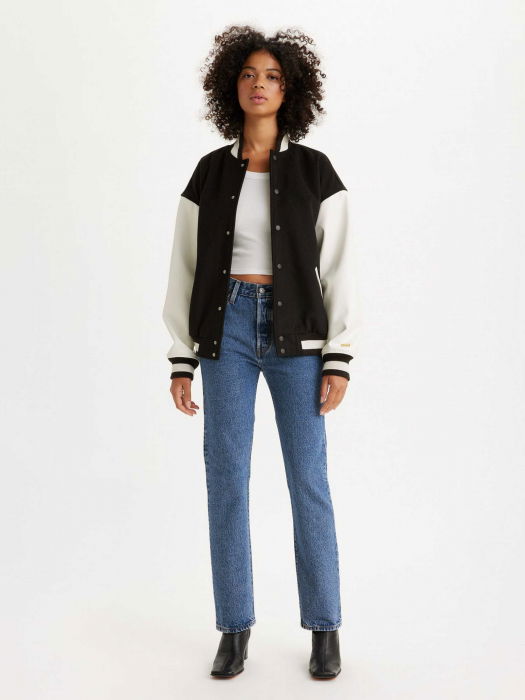 Levi's Женские Джинсы Синие 501 Straight [1]