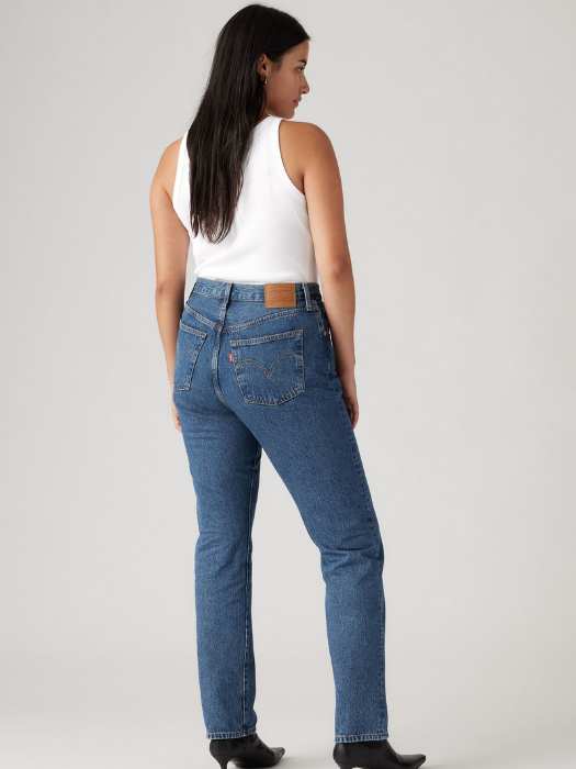 Levi's Blugi Albastri 501 Straight Femei [7]