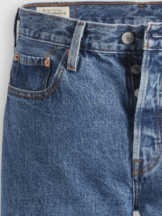 Levi's Blugi Albastri 501 Straight Femei [10]