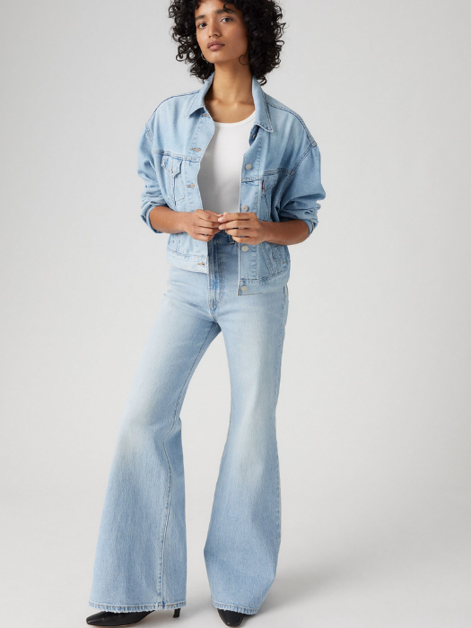 Levi's Женские Джинсы Светло-Синие RIBCAGE BELL Ribcage [4]