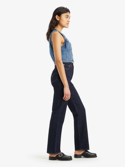 Levi's Blugi Indigo Ribcage Full Length Ribcage Femei [3]