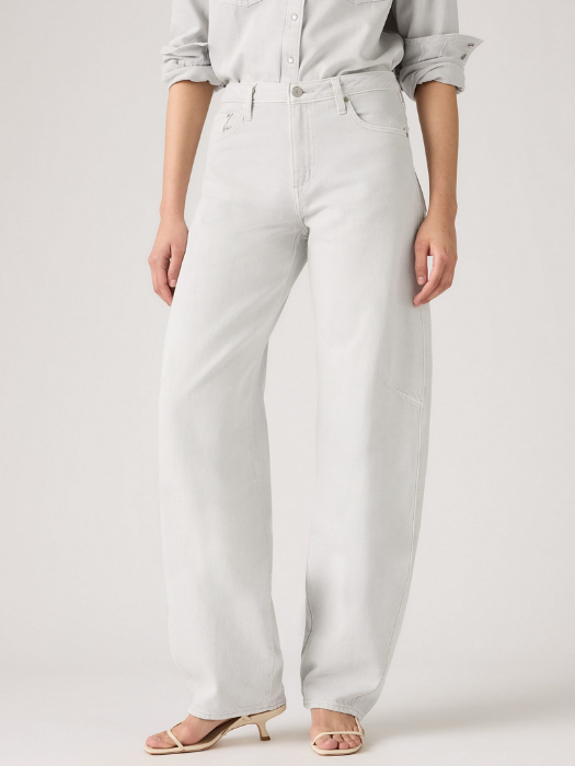 Levi's Blugi Gri Deschis Baggy Dad Barrel Barrel Femei [5]