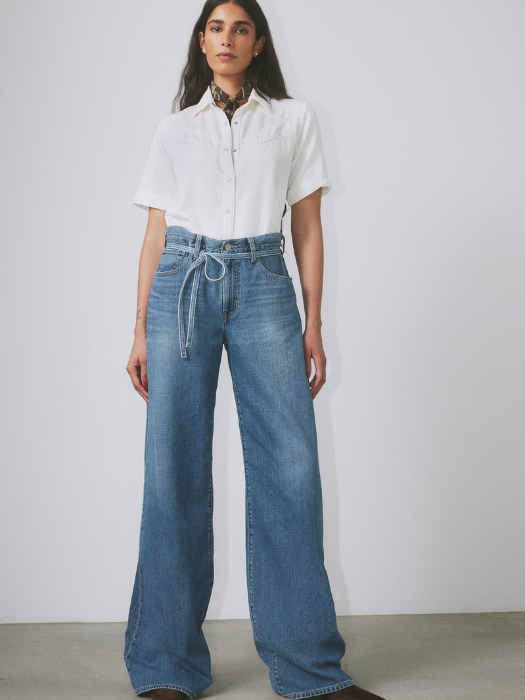 Levi's Blugi Navy Xl Straight Straight Femei [6]