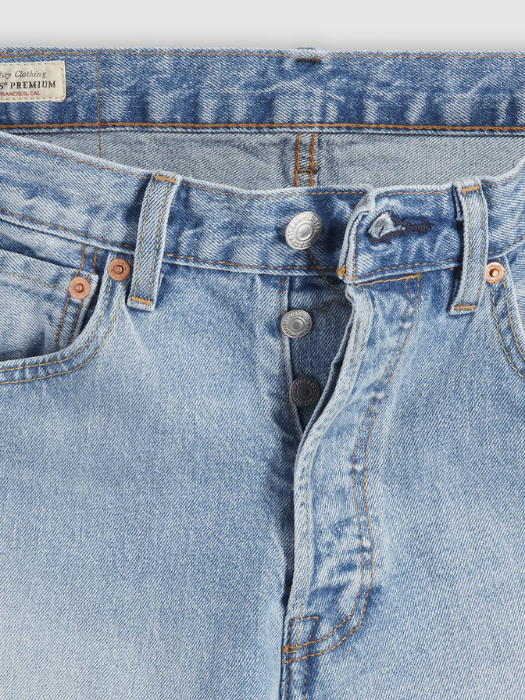 Levi's Мужские Джинсы Светло-Синие 501 Straight [6]