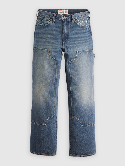 Levi's Blugi Studded Indigo Selv Western Flare Flare Barbati [8]