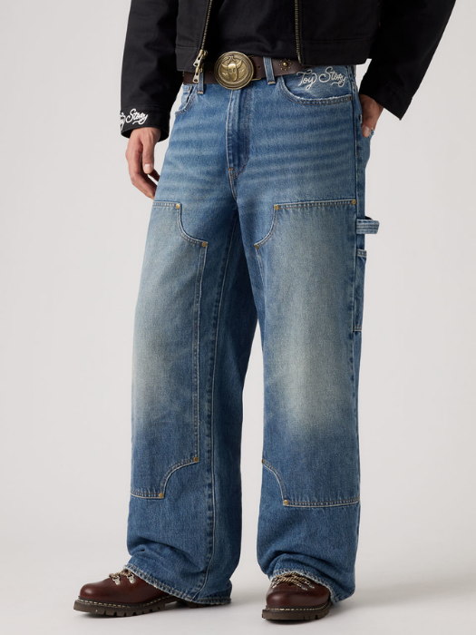 Levi's Blugi Studded Indigo Selv Western Flare Flare Barbati [5]