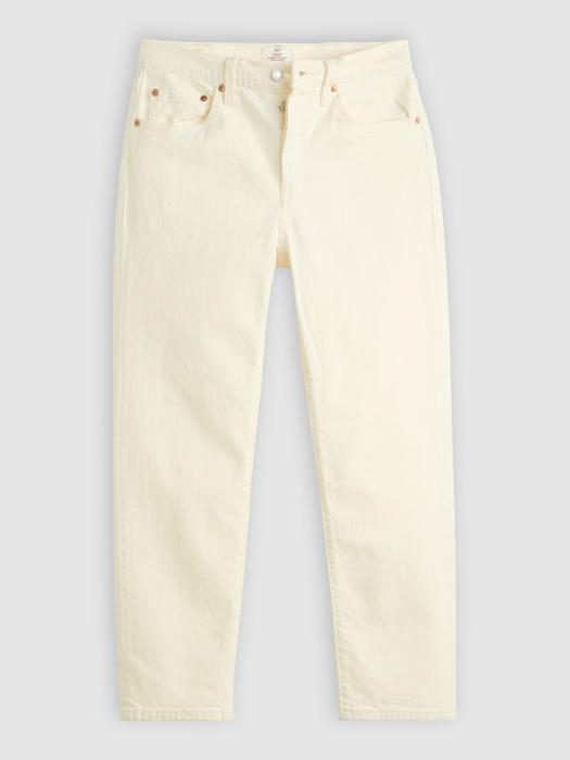 Levi's Blugi Crem 501 CROP Straight Femei [7]