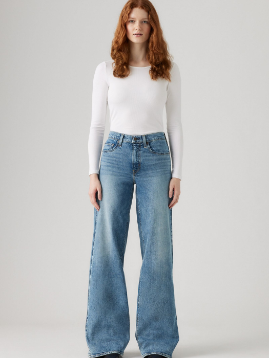 Levi's Blugi Albastri 728 Slim Femei [1]