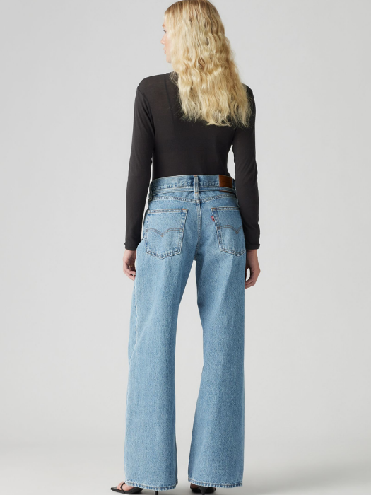 Levi's Blugi Albastri Xl Straight Straight Femei [5]