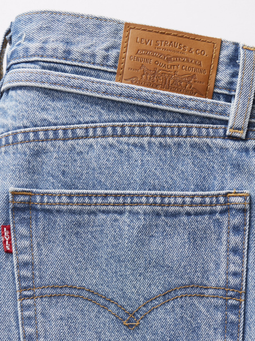 Levi's Blugi Albastri Xl Straight Straight Femei [7]