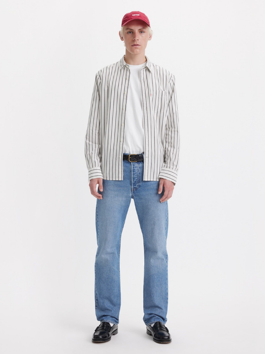 Levi's Мужские Джинсы Синие 501 Regular [1]