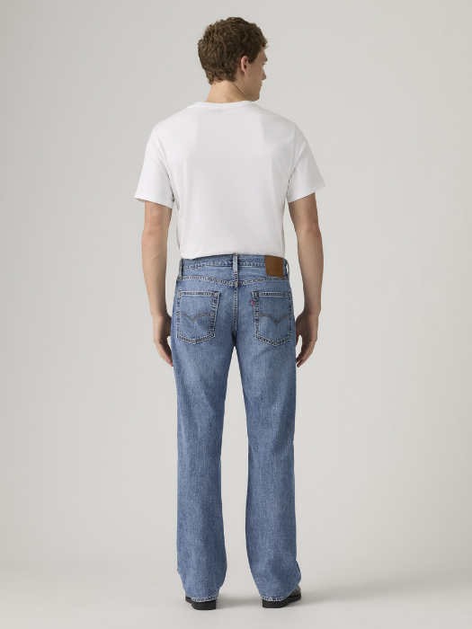 Blugi Albastri 555 Relaxed Straight Barbati [4]