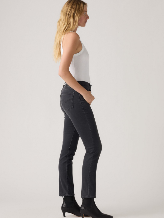 Levi's Blugi Gri Inchis 724 Straight Femei [3]