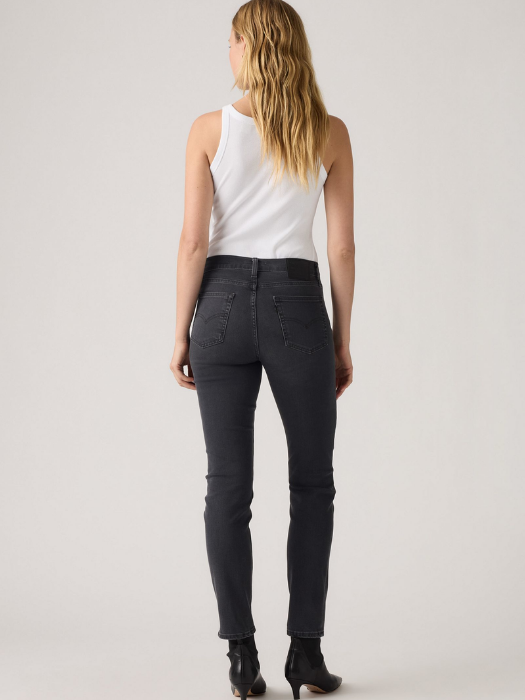 Levi's Blugi Gri Inchis 724 Straight Femei [4]