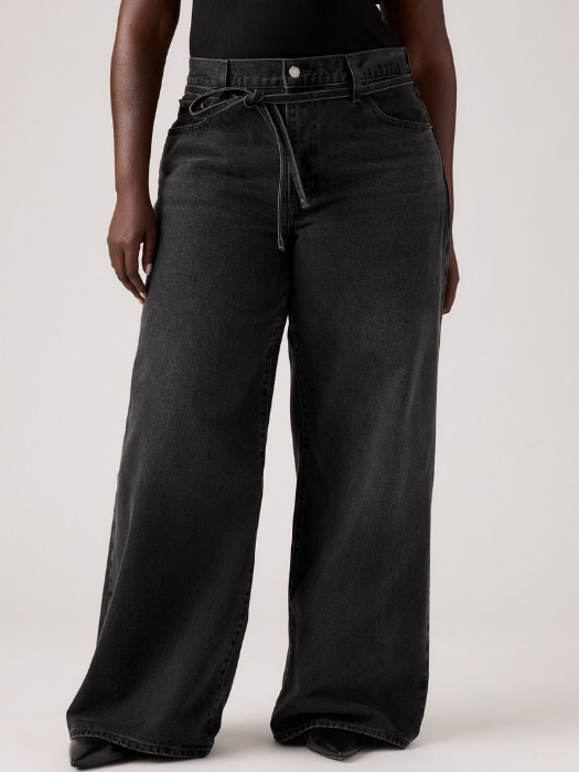 Levi's Blugi Gri Inchis Xl Straight Loose Straight Femei [3]