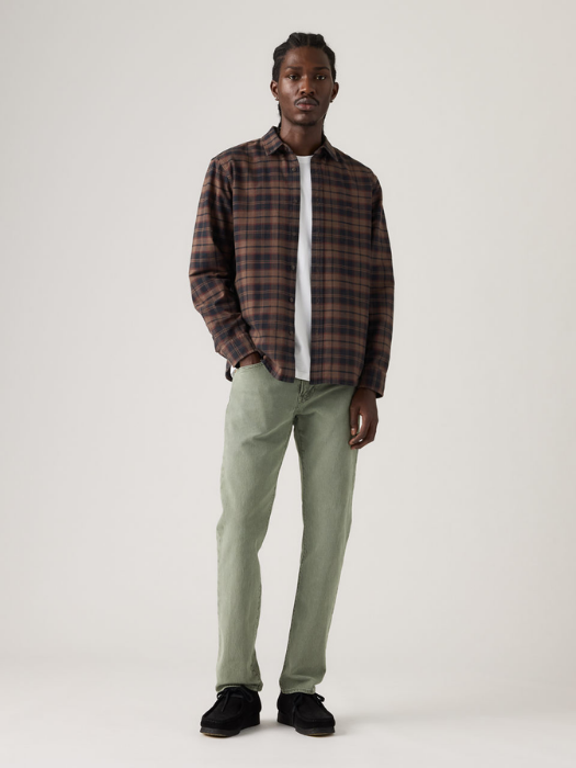 Levi's Мужские Джинсы Оливково-Зеленый 502 Tapered [5]