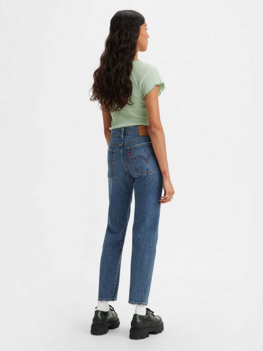 Levi's Blugi Albastri Wedgie Straight Straight Femei [2]