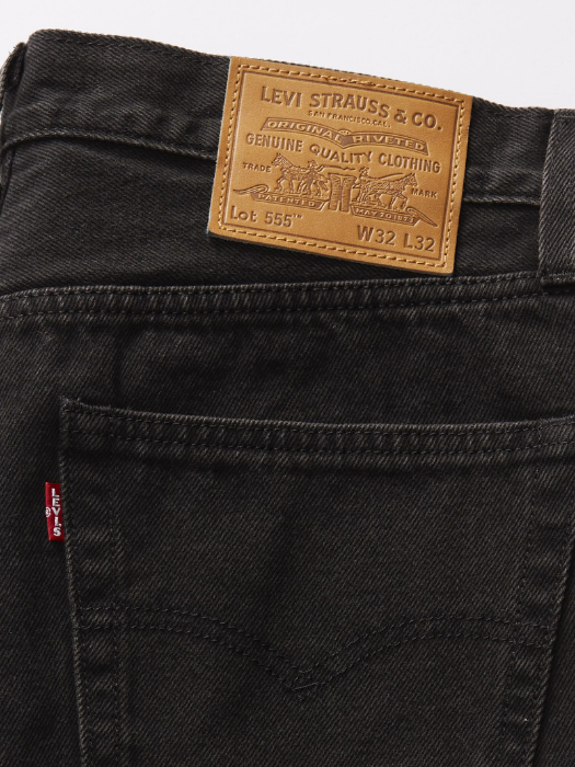 Levi's Blugi Gri Inchis 555 Relaxed Straight Barbati [6]