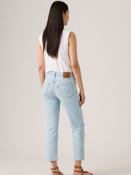 Levi's Женские Джинсы Светло-Синие 501 CROP Straight [12]