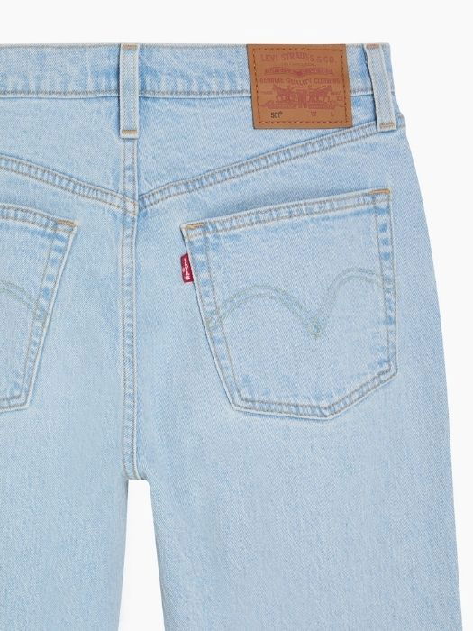 Levi's Женские Джинсы Светло-Синие 501 CROP Straight [6]