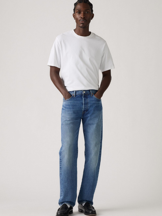 Levi's Blugi Navy 501 Regular Barbati [1]