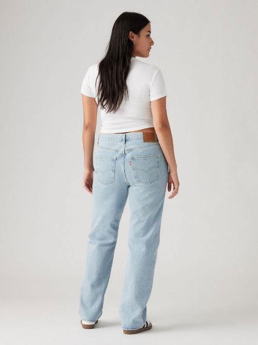 Levi's Женские Джинсы Светло-Синие 501 90 Straight [5]