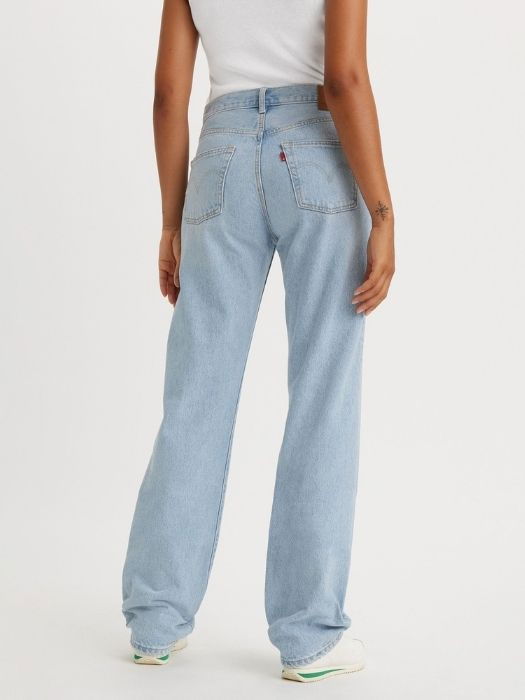 Levi's Женские Джинсы Светло-Синие 501 90 Straight [3]