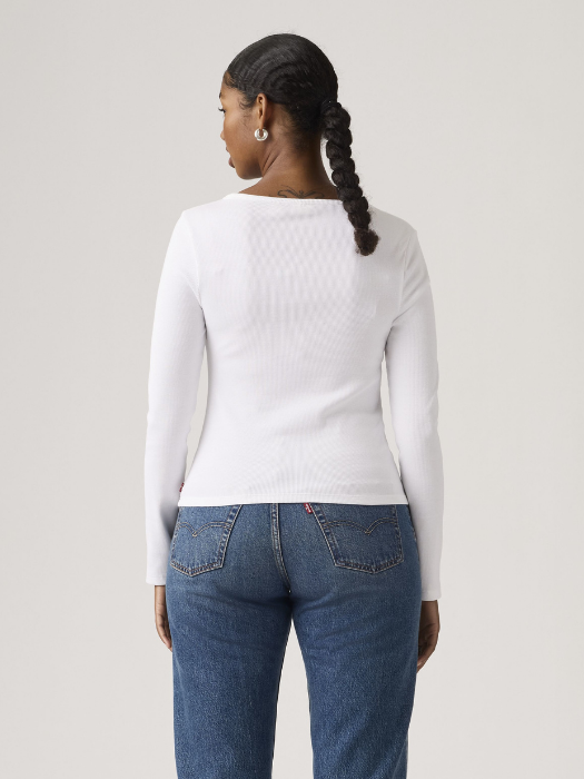 Levi's Bluza Alba Slim Femei [4]