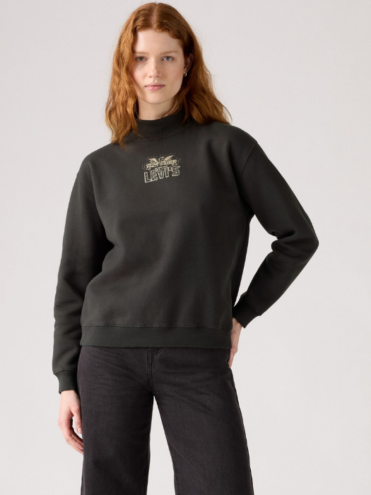 Levi's Bluza Gri Inchis Relaxed Femei [1]