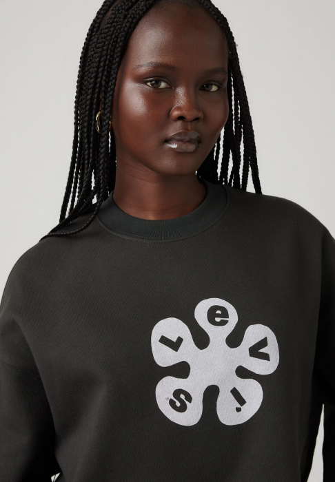 Levi's Bluza Neagra Relaxed Femei [3]