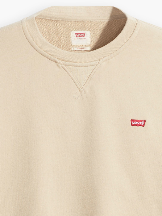 Levi's Мужской Свитшот Бежевый Regular [5]
