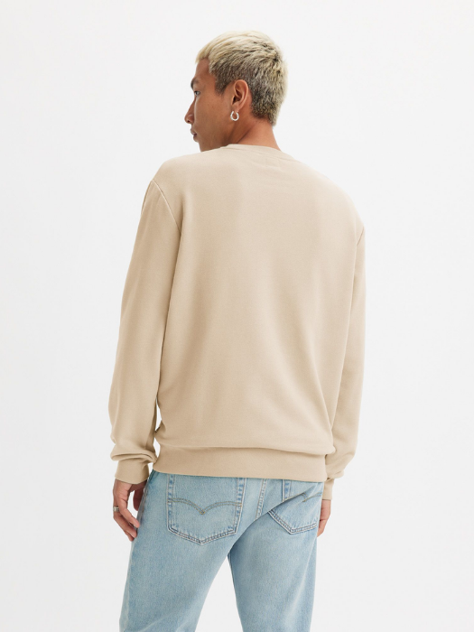 Levi's Мужской Свитшот Бежевый Regular [4]