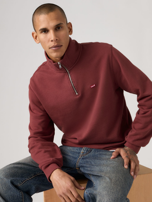 Levi's Мужской Свитшот Вишнево-Красный Regular [3]