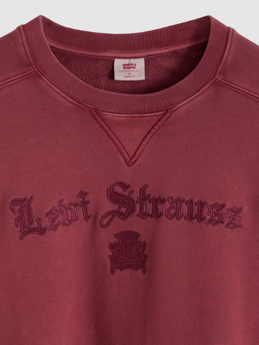 Мужской Свитшот Красный Relaxed [5]