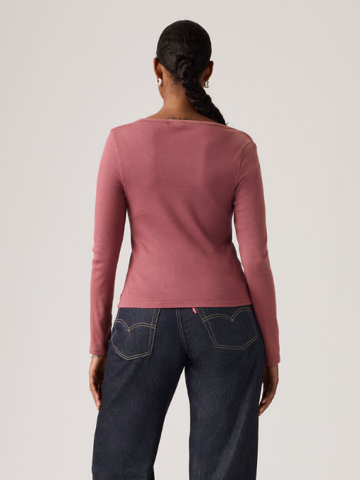 Levi's Женский Свитшот Бордо Slim [4]