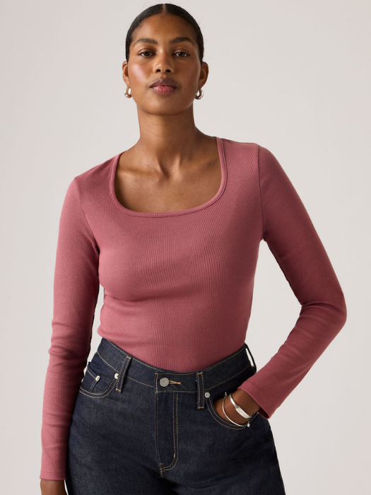 Levi's Женский Свитшот Бордо Slim [3]