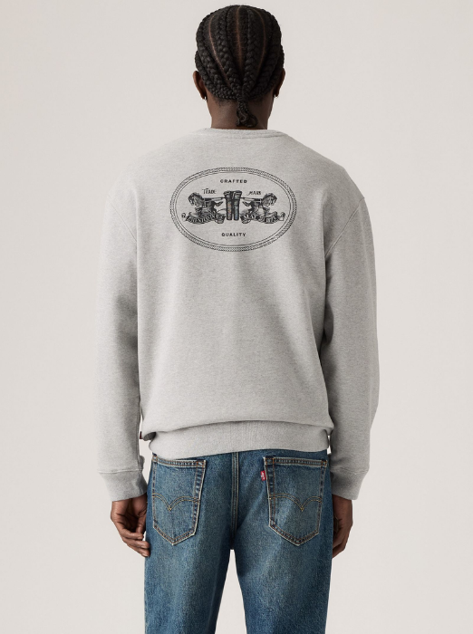 Levi's Bluza Gri Deschis Regular Barbati [4]