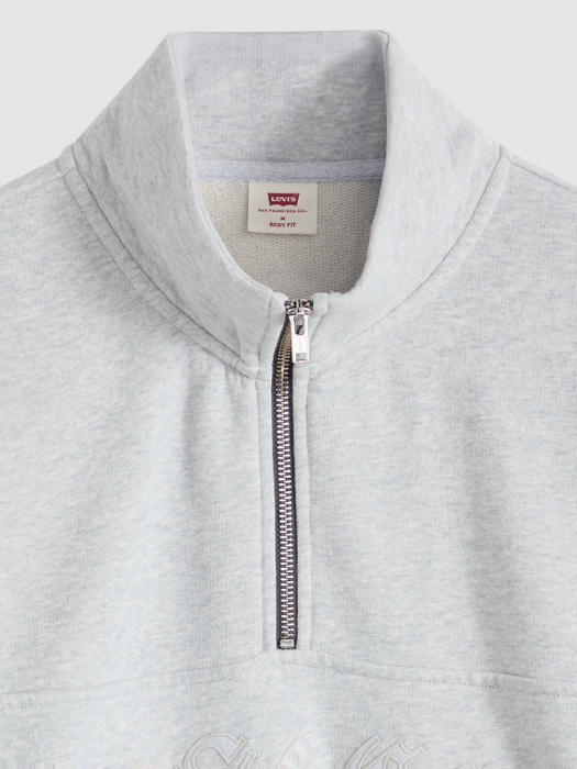 Levi's Мужской Свитшот Светло-Серый Relaxed [5]