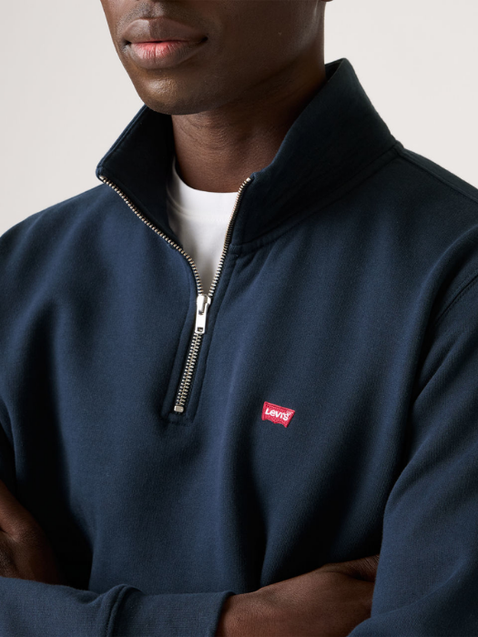 Levi's Мужской Свитшот Темно-Синий Regular [3]
