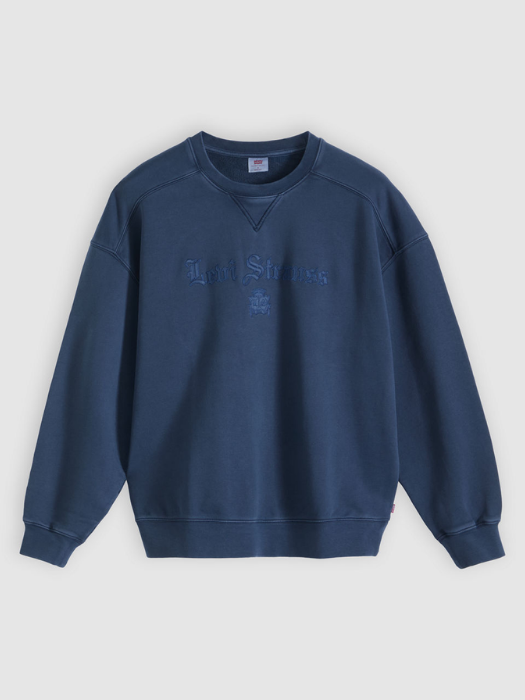 Levi's Мужской Свитшот Темно-Синий Relaxed [6]