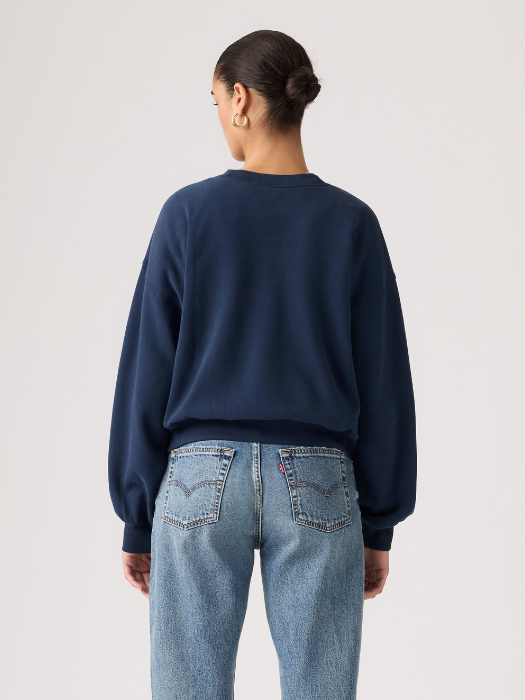 Levi's Bluza Navy Relaxed Femei [4]