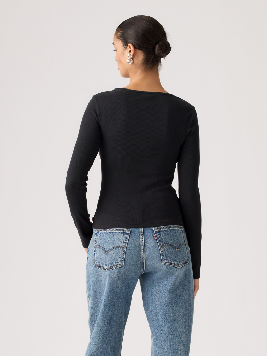Levi's Bluza Neagra Slim Femei [4]
