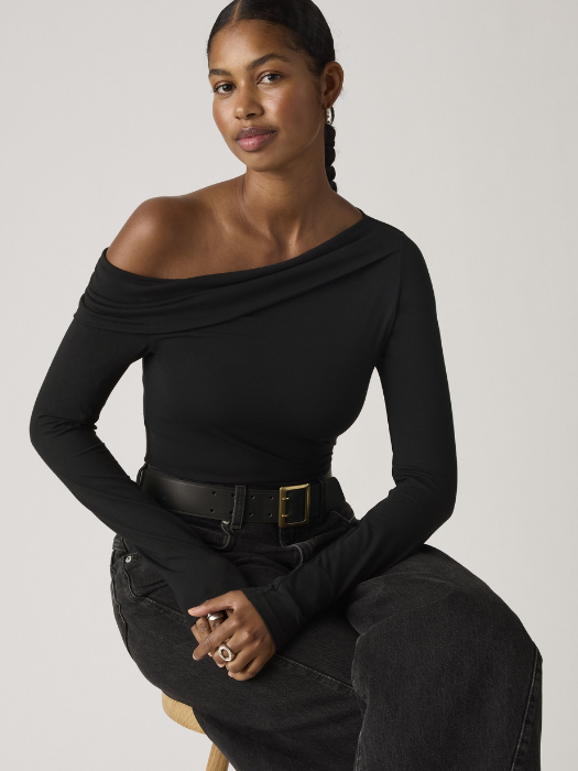 Levi's Женский Свитшот Чёрный Slim [3]