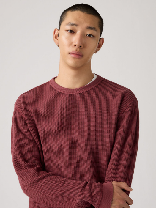 Levi's Мужской Свитшот Красный Relaxed [2]