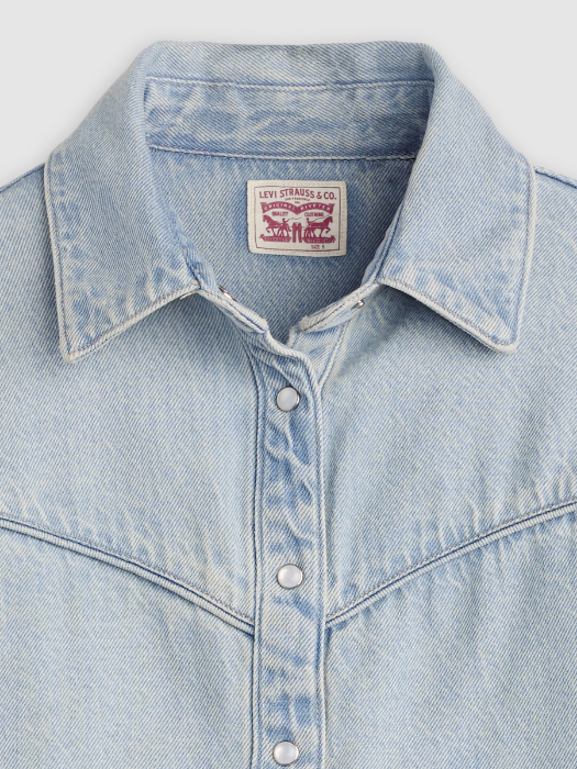 Levi's Camasa Albastra Deschisa Regular Femei [6]